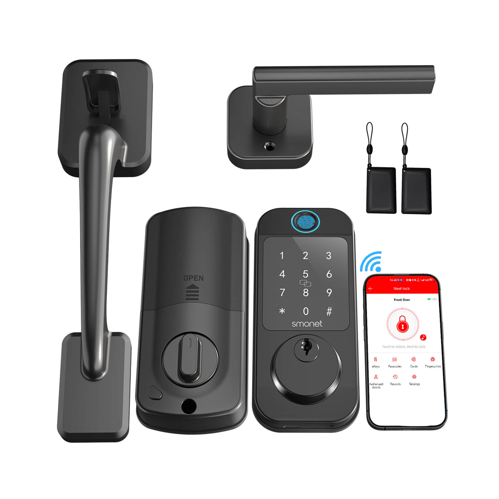 SMONET M6 Fingerprint WiFi Smart Locks