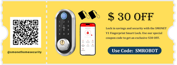 SMONET Y1 Fingerprint Smart Deadbolt Door Lock CODE