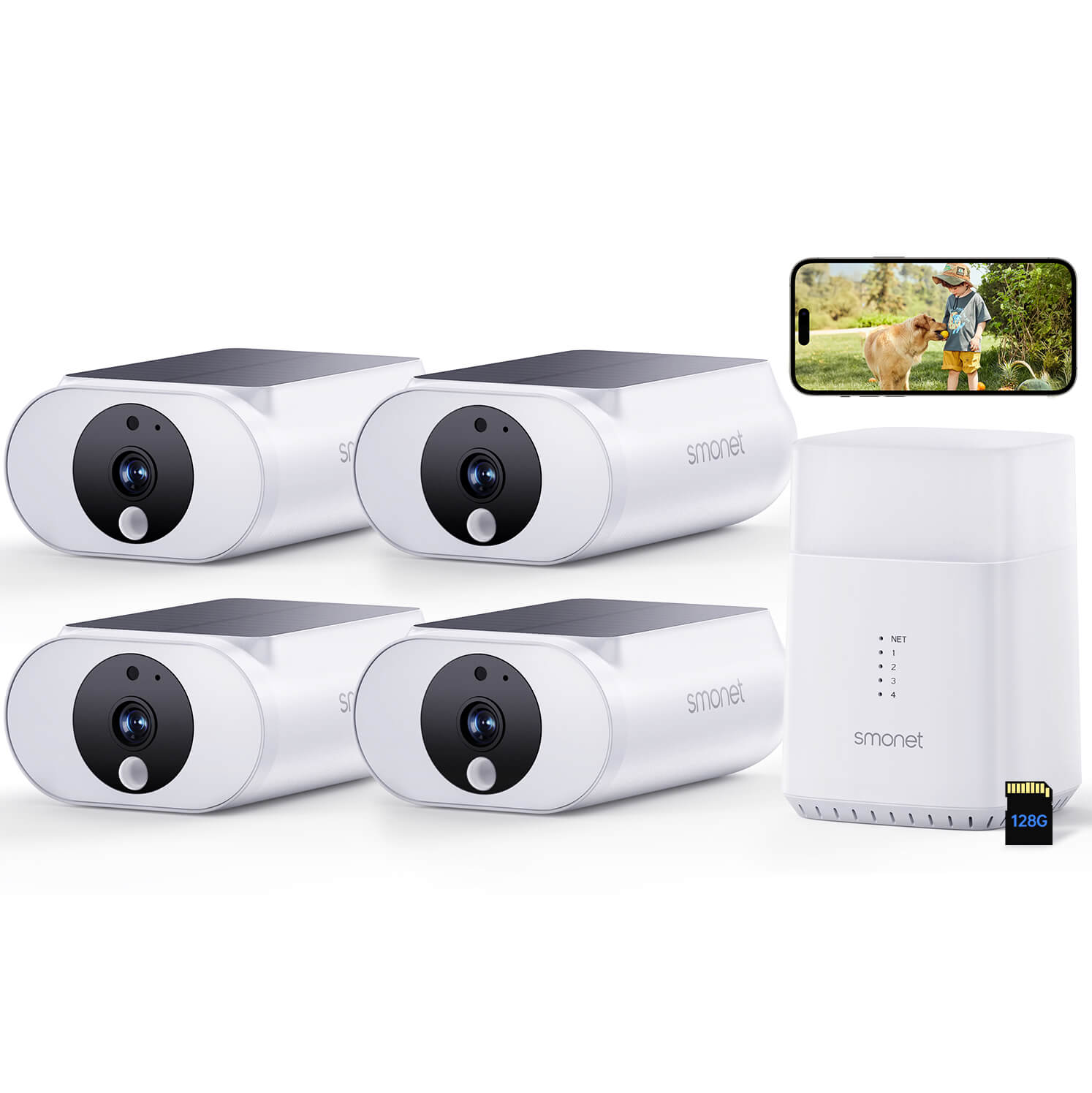 Smonet SC-4 Solar Security Cameras