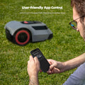 Smonet RLM1000 Electric Lawn Mower-User-Friendly App Control, Advanced S-shaped Path Planning for Entire Area.