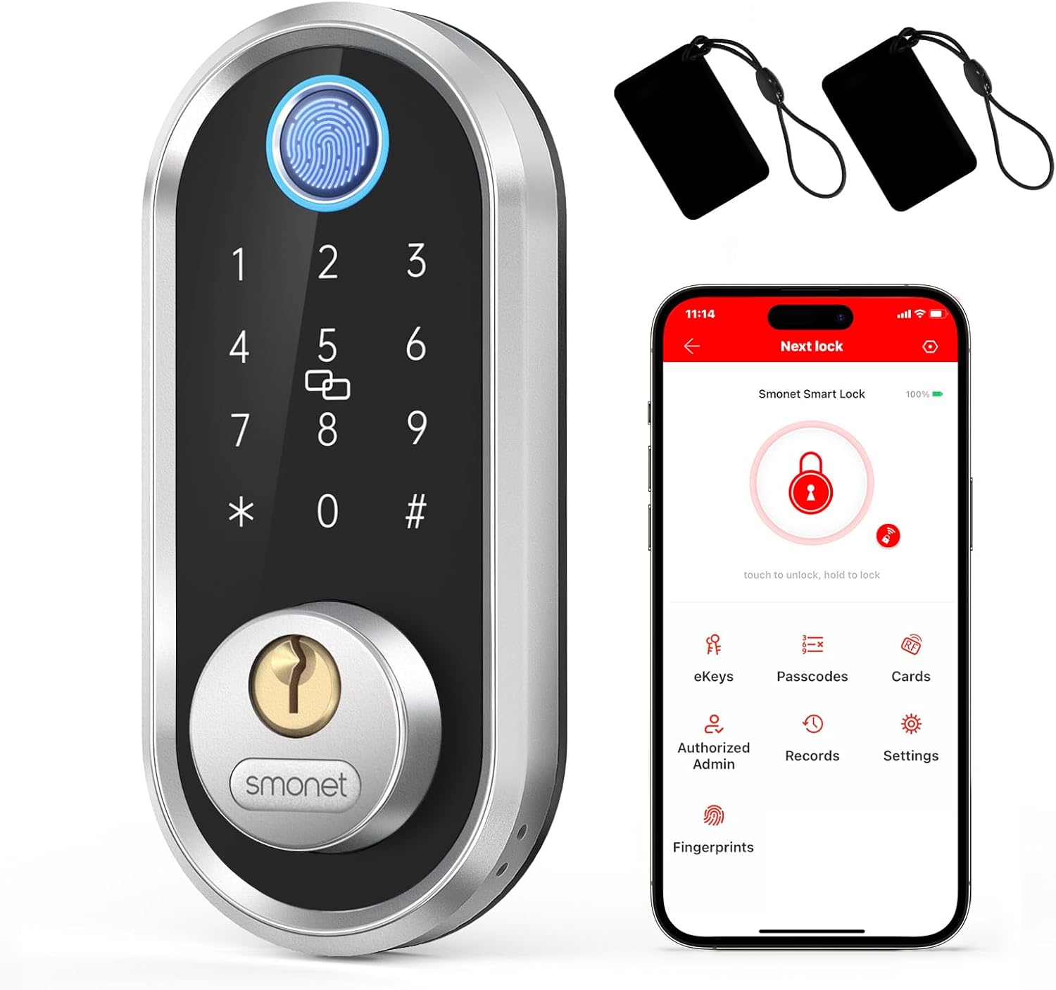 Smonet Smart Lock Silver