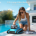 Smonet CR6 Pro cordless pool robotic-3.5L Large Filter Basket, Easy to load and clean.-5