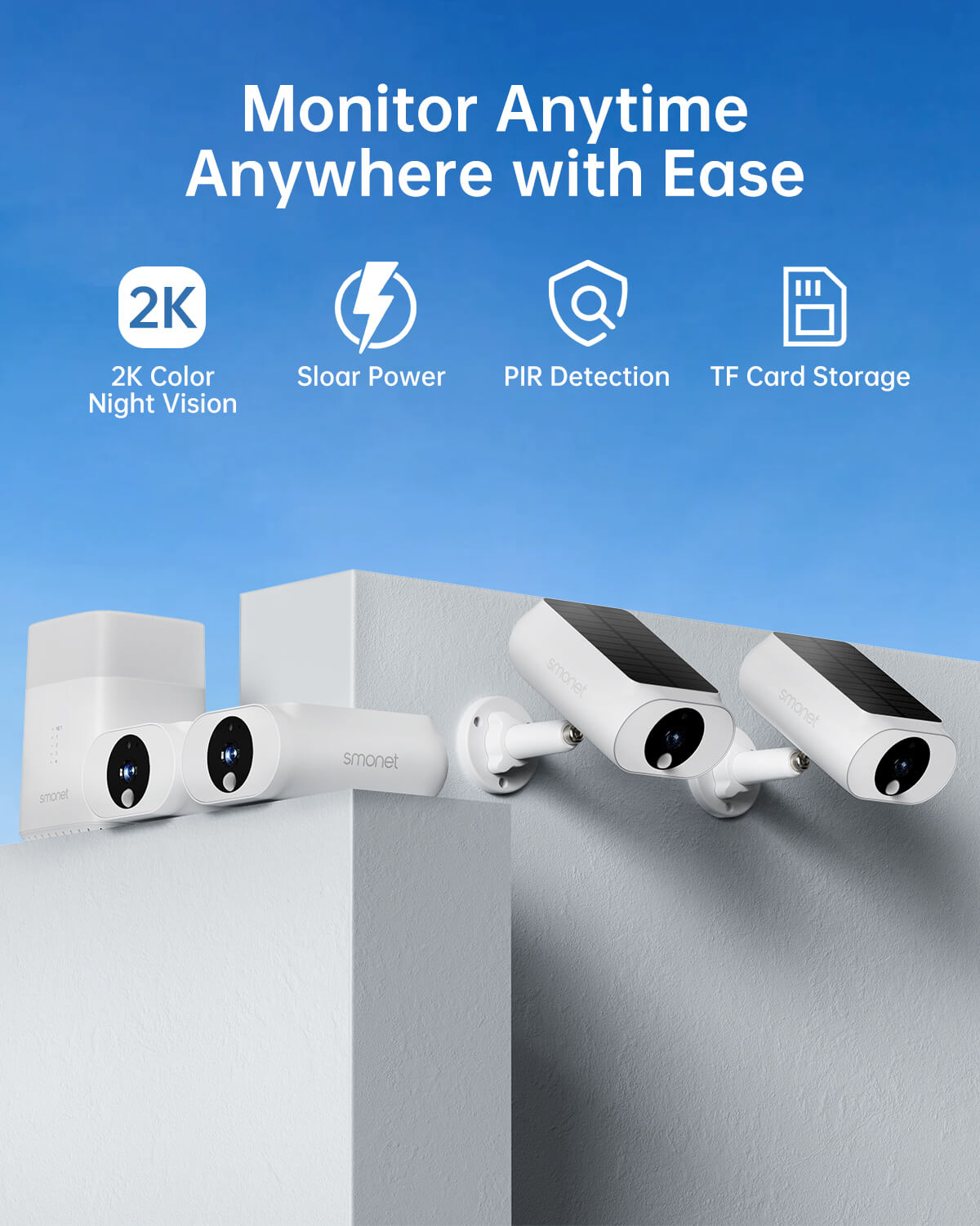 Smonet SC-4 Solar Security Cameras